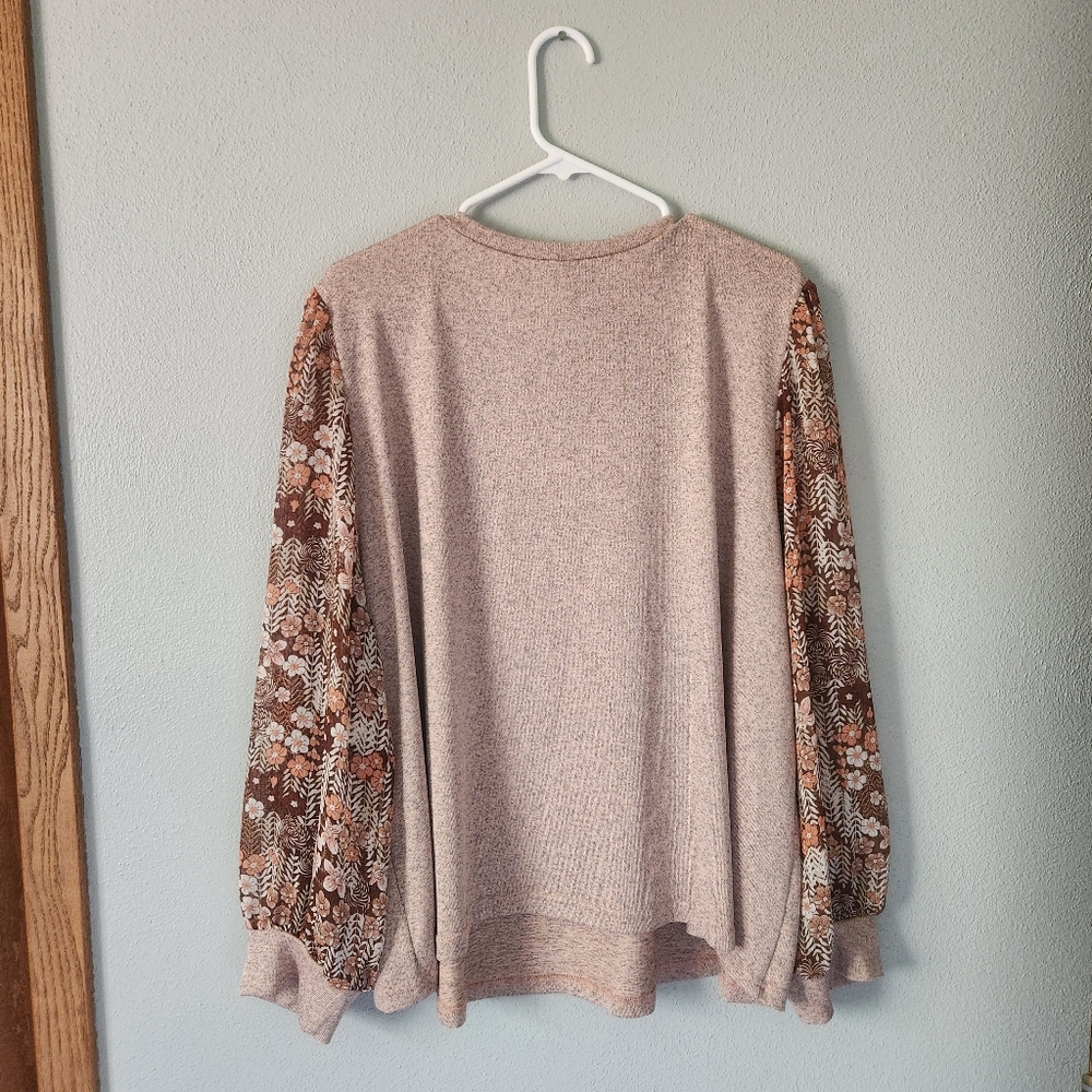 SHEIN Curve Women's Top - Light Brown - Picture 5 of 8